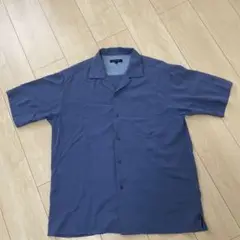 GLOBAL WORK 半袖シャツ S ブルー