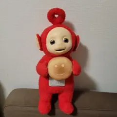 【値下げ】テレタビーズ BIGぬいぐるみ ポーとお気に入りのタビートースト　①