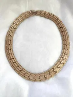 ヴィンテージ ネックレス　チョーカー ゴールド