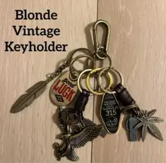 キーホルダー　カラビナ　ヴィンテージ　アメカジ　イーグル　フェザー　鷲　huf