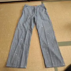 UNIVERSAL　OVER　ALL　CHICAGO ストライプデニム