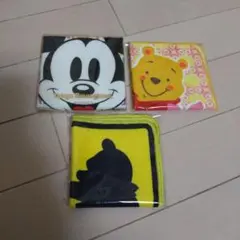 ミッキーマウス＆くまのプーさん ハンドタオル 3枚　未使用