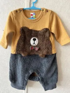 クマ刺繍ロンパース 70サイズ