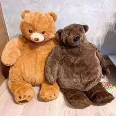 大きなクマさん ぬいぐるみ テディベア 2個セット