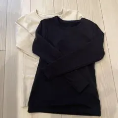 UNIQLO レディース　超極暖ヒートテック2枚セット　白黒　S