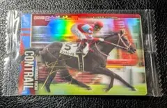 サラブレッドホースコレクション カード コントレイル 福永祐一 サイン入り