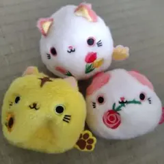 ねこだんご ぬいぐるみ 3個セット まとめ売り