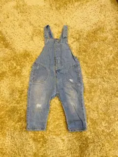 ZARA デニム　オーバーオールsize80