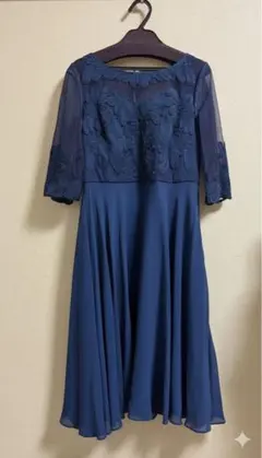 シースルー刺繍ドレス サイズ38