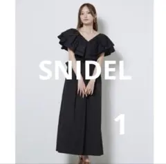 最終値下げ❣️スナイデル ❤️エンジェルスリーブフリル付きワンピース ブラック