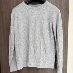 【新品・タグ付き】グレー　ニット　Mサイズ