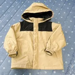 ベージュ・黒 中綿アウター　120cm