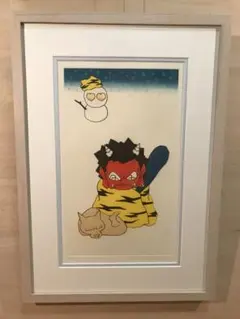 瀧下和之 コカコーラ　絵画 瀧下和之 桃太郎鬼 コカコーラ50周年コラボ絵 【公式通販】