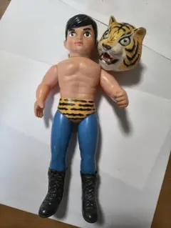 ソフビ 当時物 キン肉マン 覆面剥ぎデスマッチ ゆでたまご プロレス