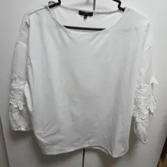 最終値下げ！COMME CA ISM ホワイト 五分袖 Tシャツ 11