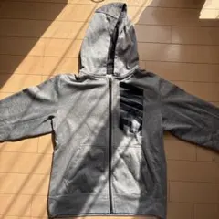 NIKE DRI-FIT グレー フルジップパーカー L