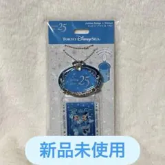 東京ディズニーシー　25周年　スパークリングジュビリー　バッジ　リボン