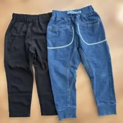 しまむら 西松屋 長ズボン2枚組 スウェット 黒 冠婚葬祭 男の子