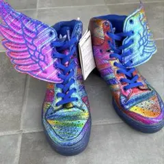 adidas Jeremy Scott Wings デニム スニーカー ウィング - メルカリ