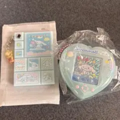 むねきゅん平成女児 シナモロール・シナモン ミニミラー・ミニゲーム機チャーム