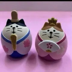 新品　コンコンブル　ひな祭り　猫雛さくら 置物 お雛様 雛人形