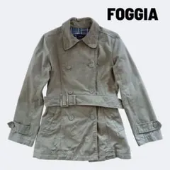 FOGGIA　トレンチコート　ベージュ　ウエストベルト　Mサイズ