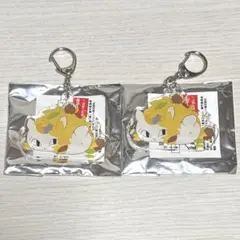 夏目友人帳カフェ トレーディングアクリルキーホルダー ニャンコ先生 2個セット