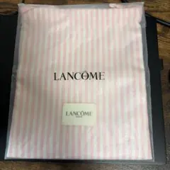 LANCOME ランコム 巾着 ポーチ ピンク ストライプ