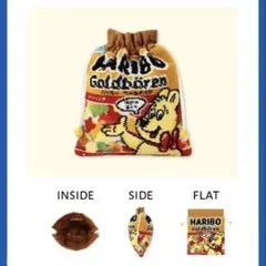 HARIBO ゴールドベア 巾着ポーチ