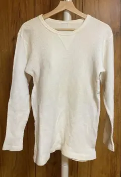 unknown サーマル ワッフル カットソー 古着ミリタリー? USA製？