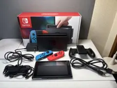 Nintendo Switch ネオンブルー・レッド (箱・付属品付) - メルカリ