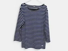ORCIVAL オーシバル ボーダーカットソー 3 ネイビー 美品　マリンのサムネイル
