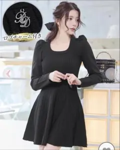 Rady レディー　完売品　フレアニットワンピース　ブラック　Sサイズ