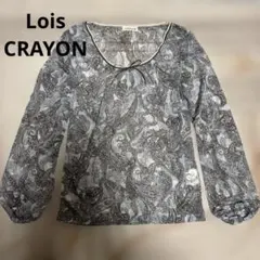 Lois Crayon ペイズリー柄 シアー 長袖ブラウスのサムネイル