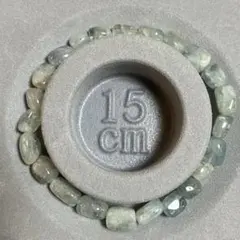 アクアマリン タンブルブレスレット