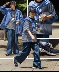 Camiel Fortgens SS BIG TEE ボーダーTのサムネイル