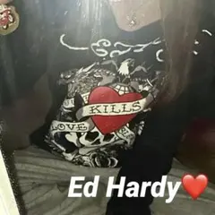 エドハーディー Ed Hardy ロンT Y2K