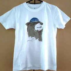 mont-bell モンベル クマイラスト 半袖 トップス Tシャツ ホワイト