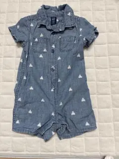 baby GAP デニム ロンパース 6-12ヶ月　くま