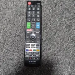 東芝テレビ用リモコンELECOM ERC-TV02 ブラック リモコンのサムネイル