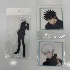 呪術廻戦渋谷事変　五条悟アクリルスタンド＆コースター２種