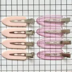 前髪クリップ①ピンク