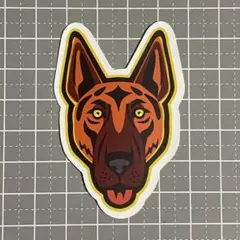 【KKK-16】防水ステッカー 犬 dog 動物 ジャーマンシェパード アメリカ