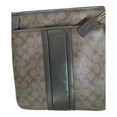 [美品]COACH コーチ　シグネチャーショルダーバッグ　F71131 茶