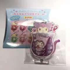 サンリオ　クロミ　シークレットカスタムアクリルチャーム　ネコソーダ