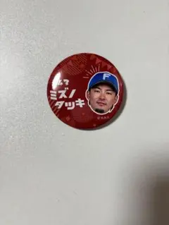 北海道日本ハムファイターズ カタカナシリーズ 缶バッジ 水野達稀