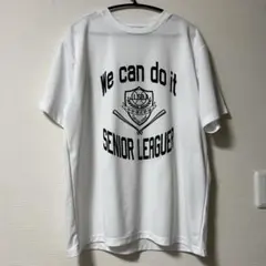 ミズノ　メンズ　Ｔシャツ 2ＸＬ　白　シニアリーグ　中学硬式野球