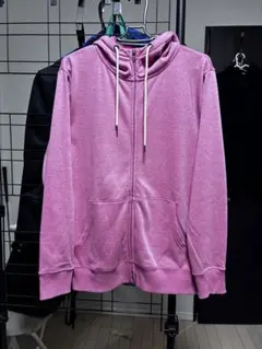 junred フルジップ パーカー ピンク