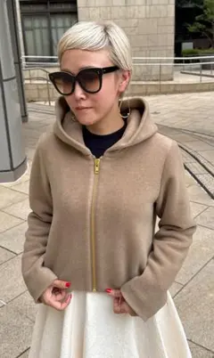 保温エアリーフリースジャケット（イタリア素材）