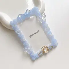 ホイップデコ 硬質ケース トレカケース B8 推し活 青